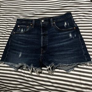 Levi’s 501 High Rise Denim Jean Shorts